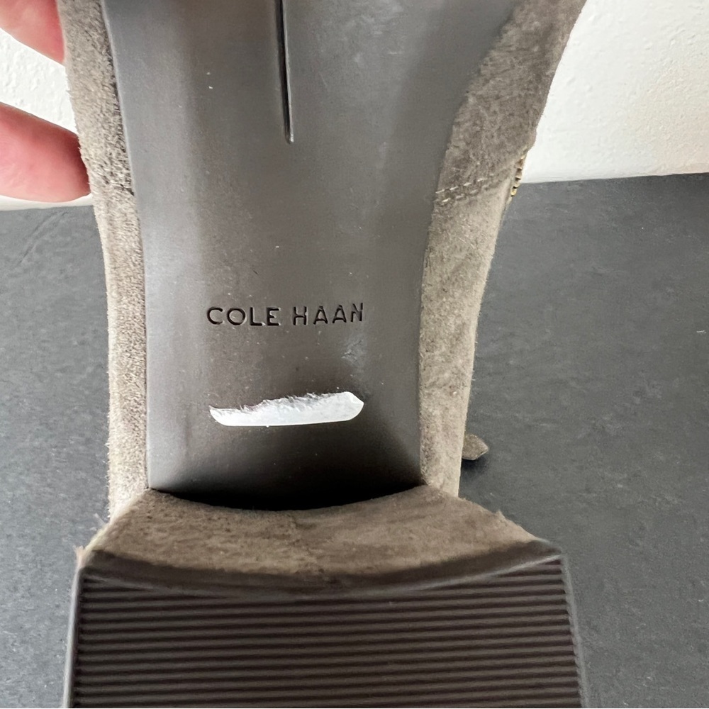 Cole Haan Suede Boots with Side Zippers NWOB - Picture 8 of 9